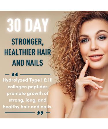 Windsor Botanicals Liquid Collagen Peptides Supplement - Hair Skin Nail Joints Support - 10,000mcg Collagen 5,000mcg Biotin - Lemon Flavor - 2oz - 2-Month Supply - Buy Online on GoSupps.com