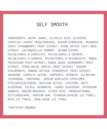Kinship Self Smooth 10% Glycolic Toner-Serum | Exfoliating Overnight Treatment with AHA & Vitamin C | Brighten Smooth Hydrate - 2.2 Fl Oz - Buy Online on GoSupps.com