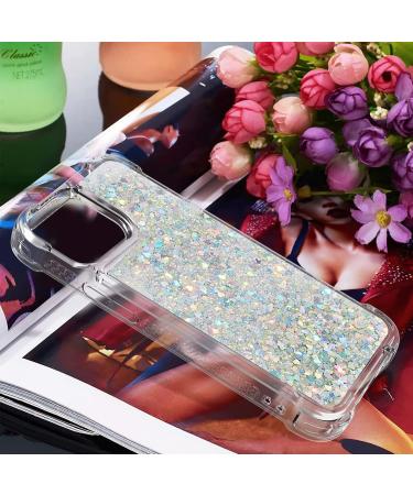 Tivenfezk Nadoli Glitter Quicksand Shell for iPhone 15 Pro Max | Shockproof Silicone TPU Bumper Case | Transparent Liquid Protection - Buy Online on GoSupps.com