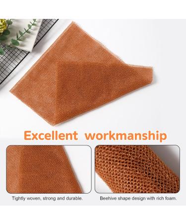 3 Pcs African Exfoliating Net African Net Sponge 80x30cm Long African Shower Sponge Body Sponge Exfoliating Sponge for Men and Women Deep Cleaning(Black Blue Coffee) - Buy Online on GoSupps.com