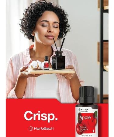 Premium Apple Fragrance Oil 0.51 fl oz - Ideal for Diffusers, Candles, Soap Making & DIY Projects | Horbaach - Buy Online on GoSupps.com