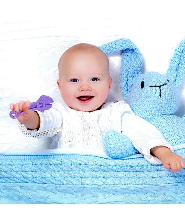 Haili Baby Teething Toys for 0-6 Months & 6-12 Months | BPA Free Silicone Molar Teether | Freezer Safe | Hammer Wrench Spanner Pliers Shape | Baby Boy Toys - Buy Online on GoSupps.com