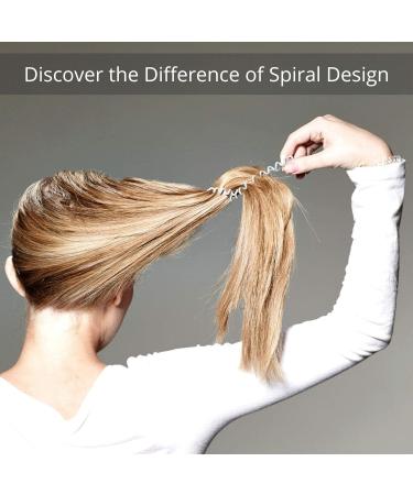 Goomee Original Peach Paradise Hair Ties - Pack of 4 | Markless, Strong Grip, Water Resistant, Headache-free - Buy Online on GoSupps.com