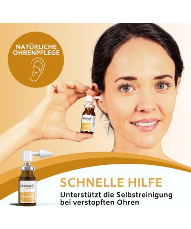 OtoCura Ear Spray 10ml | Natural Ear Cleaner with Olive Oil Almond Oil & Calendula | Gentle Care for External Auditory Canal - International Shipping Available - Buy Online on GoSupps.com