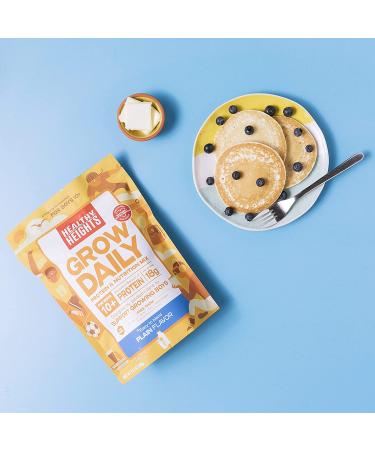 Healthy Heights Grow Daily Boys 10+ Shake Mix - Vanilla Protein Powder - Pediatrician Developed Nutritional Shake with High Protein, Vitamins & Minerals - Buy Online on GoSupps.com