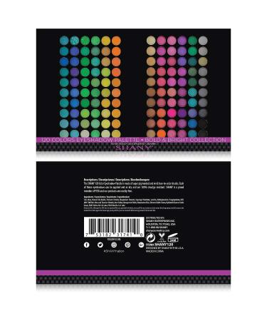 SHANY 120 Color Eye Shadow Palette - Bold & Bright Collection, Highly Pigmented, Long Lasting - Vivid Natural Colors - 1 Count - Buy Online on GoSupps.com
