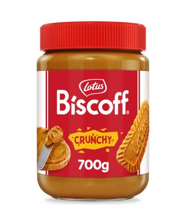 Lotus Biscoff | Biscoff Spread | Crunchy | Vegan | No Nuts | No Artificial Coloring or Flavorings | PET Jar | 700g