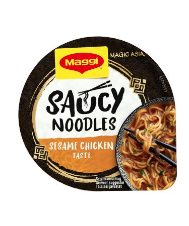 Buy Maggi Magic Asia Saucy Noodles Sesame Chicken Flavor Cup - 8 Pack (8x75g) | International Shipping Available - Buy Online on GoSupps.com