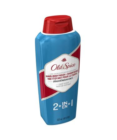 Old Spice Men's Body Wash - High Endurance Hair & Body Wash 18 Fl Oz - Fresh Scent International Shipping - Buy Online on GoSupps.com