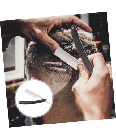 Beavorty 2-in-1 Men's Razor - Premium Bart Razi Manual Hairdresser Razor with Big Wood Handle for Precision Grooming - International Shipping Available - Buy Online on GoSupps.com