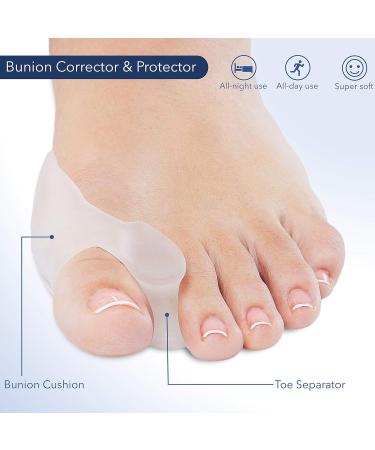 Bunion Corrector Kit - All-in-One Orthopedic Bunion Relief & Toe Spacers for Women (US Sizes 6-10) - Fast International Shipping - Buy Online on GoSupps.com