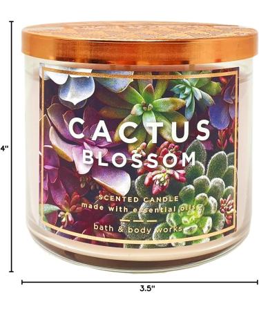Bath and Body Works Cactus Blossom 3-Wick Scented Candle - 14.5 oz | Shop Internationally - Buy Online on GoSupps.com