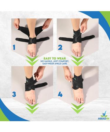 Abadin Ankle Support | Women s Ankle Brace for Sprains | Comfortable & Durable Ankle Brace for Enhanced Stability - Buy Online on GoSupps.com