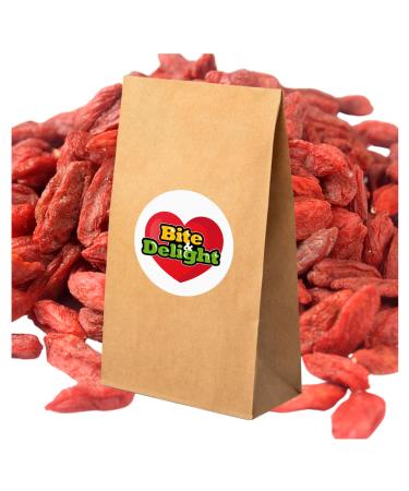 Bite & Delight Bite & Delight 2kg Dried Goji Berries Lycium Barbarum Natural Superfood Rich in Vitamins & Minerals Healthy Snack Ideal for Muesli Yogurt & Desserts