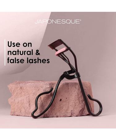 JAPONESQUE Professional Volumizing Lash Curler - Perfect for Natural & False Lashes | Lasts Up to 8 Hours | Includes Refill Pad - Buy Online on GoSupps.com