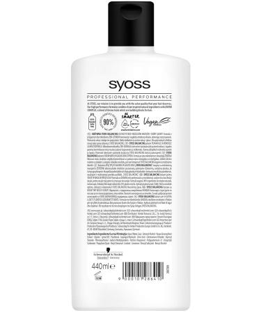 Syoss Balancing Conditioner 440 ml - Nourishing Hair Care for All Hair Types | Buy Internationally Online - Buy Online on GoSupps.com