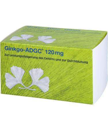 Ginkgo ADGC 120 mg - Enhance Memory & Focus | 120 Coated Tablets | Fast International Shipping - Buy Online on GoSupps.com