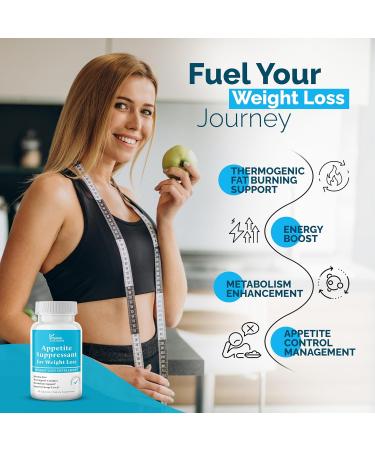 Appetite Suppressant for Weight Loss - Pills for Women w/ Garcinia, Ginger root, Guarana - Fat Burners, Metabolism Booster for Women & Men (1 Bottle, 30 Capsules) 30 Count (Pack of 1) - Buy Online on GoSupps.com