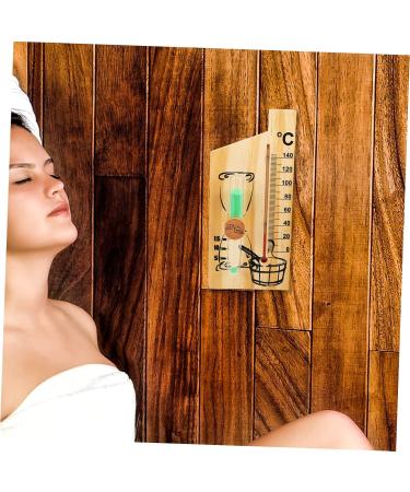 Yarnow 5-Star Wooden Sauna Timer - 15-Minute Hourglass Clock for Sauna Room & Desk Attachment - Premium Sauna Oven Timer - Buy Online on GoSupps.com