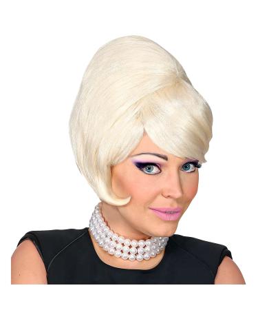 Widmann 04449 50s Beehive Wig Blond Standard Size