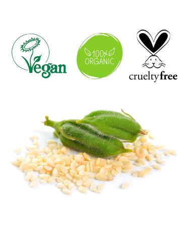 100% Pure Organic Cold-Pressed Sesame Oil | Vegan & Gluten-Free | Non-Toxic Massage Oil & Skin/Hair Care | 250 ml - Neutral Smell No Greasy Residues - Buy Online on GoSupps.com
