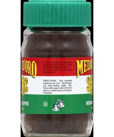 Medaglia D'Oro Espresso Style Instant Coffee 2oz (12 Pack) - Buy Online on GoSupps.com