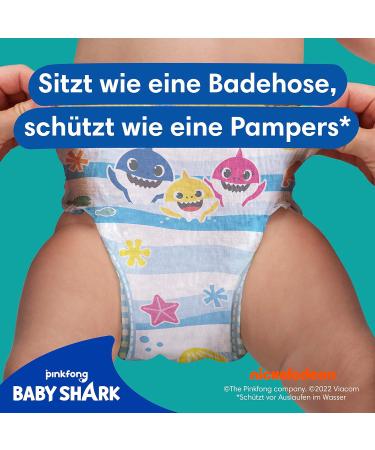 Pampers Splashers Disposable Swim Pants Size 3/4 (6-11 kg) - 12 Pieces for Easy Swimming International Shipping Available - Buy Online on GoSupps.com