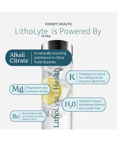 10mEq | Water & Beverage Enhancer for Kidney Health | Citrate & Electrolytes for Kidney Protection | Science-Based Support Beyond Cleanse, Detox, or Stone Dissolver Supplements | 60 Sticks 60 Count (Pack of 1) - Buy Online on GoSupps.com