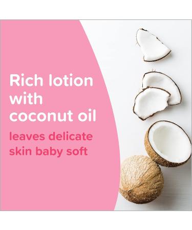 Johnson's Hypoallergenic Baby Lotion with Coconut Oil - Paraben & Dye-Free - Moisturizing Care for Delicate Skin - 3.4 Fl. Oz (Pack of 3 - Buy Online on GoSupps.com