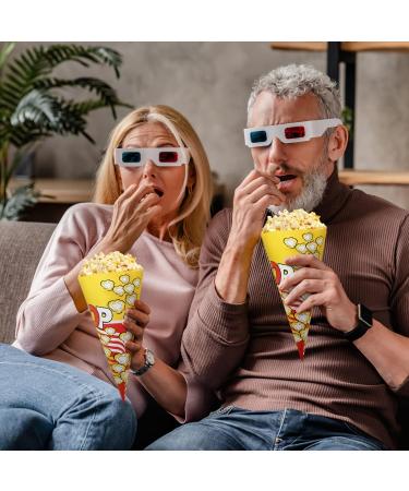 Abaodam Popcorn Container Individual Popcorn 50Pcs Popcorn Treat Bags Individual Servings Cone Popcorn Pouches Party Cinema Popcorn Packing Bags Popcorn Machine Popcorn Popcorn Containers 50 Pcs Orange - Buy Online on GoSupps.com