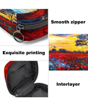 Portable Women's Menstrual Cup & Napkin Storage Bag - Zippered for Teens & Women | Eco-Friendly & Stylish - Buy Online on GoSupps.com