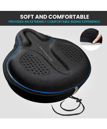 X WING Bike Seat Cover with Memory Foam Padding for Comfortable Indoor and Outdoor Cycling - Buy Online on GoSupps.com