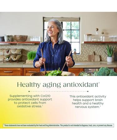 MegaFood High Absorption CoQ10 200mg Per Serving - with BioPerine Black Pepper Extract - Antioxidant Support for Cellular Energy & Healthy Aging - 60 Heart Health Supplements Capsules 60 Servings - Buy Online on GoSupps.com