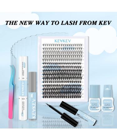 300 Pcs Cluster Lash Kit 20D+40D+50D - DIY Lash Extensions for Natural Volume Look - Easy to Apply Thin Band - C-Mix 9-16mm - Buy Online on GoSupps.com