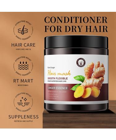 SULLMAR Garlic & Ginger Hair Mask 500g - Deep Conditioning Treatment for Dry, Damaged, and Curly Hair Growth - Buy Online on GoSupps.com