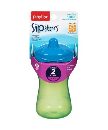Playtex Sipsters Stage 2 Spout Sippy Cups - 9 oz | Leak-proof Design - Buy Online on GoSupps.com