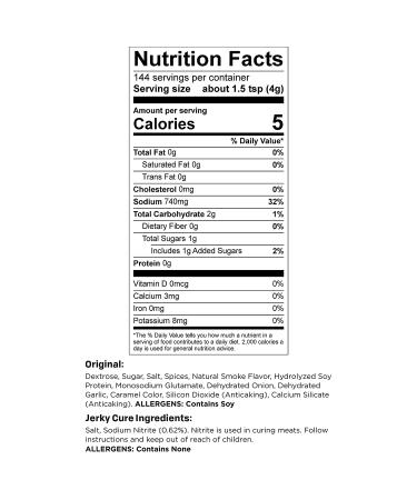 Nesco BJ-18 Jerky Spice Works Original Flavor 9 Count Beige 19.8 Ounce - Pack of 1 - Buy Online on GoSupps.com