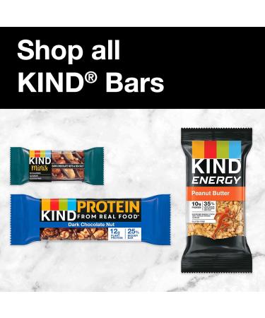 KIND Nut Bars Dark Chocolate Nuts and Sea Salt - Gluten Free, 1.4 oz, 60 Count, 5g Sugar, 6g Protein - Buy Online on GoSupps.com