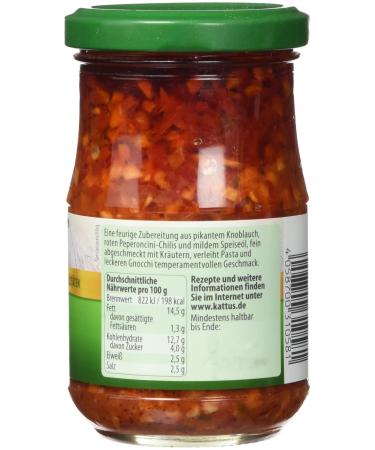 Kattus Pesto Aglio Olio & Peperoncino - Pack of 2 (2 x 190g) | Premium Italian Pesto for Gourmet Dishes | International Shipping - Buy Online on GoSupps.com