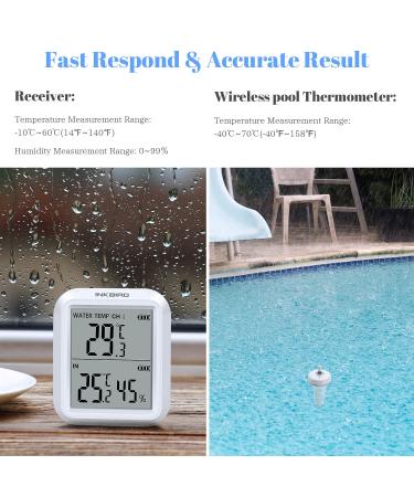 Buy Inkbird IBS-P01R Wireless Pool Thermometer - Floating Digital Thermometer for Accurate Temperature Readings | International Shipping Available - Buy Online on GoSupps.com