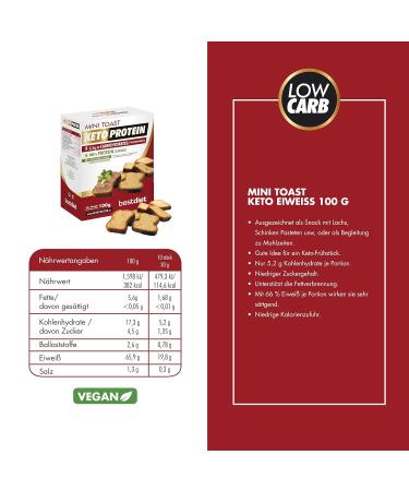 Bestdiet Keto Protein Mini Toast - High Protein Snack - 3x100g Pack | Low Carb Diet-essential - Buy Online on GoSupps.com