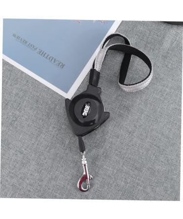 iplusmile Retractable Dog Leash - 1.4m Nylon Extendable Leash for Puppy & Medium Dogs - Flexible Jogging Leash in Black - Buy Online on GoSupps.com