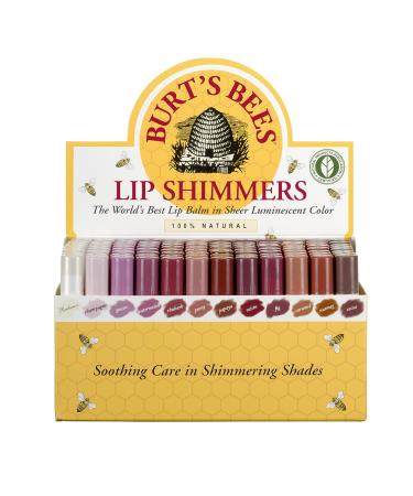 Burts Bees Lip Shimmer Cocoa 0.9oz - Natural Lip Color with Moisturizing Effect - Buy Online on GoSupps.com
