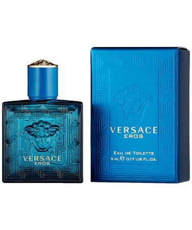 Versace Eros 0.17 oz (5 ml) EDT Splash Men Mini NEW IN BOX (Pack of 2) 0.17 Fl Oz (Pack of 2) Floral Fresh - Buy Online on GoSupps.com