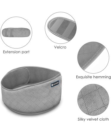 Comfier Heating Pad with Massager - Heated Waist Massage Belt for Back Pain | 2 Heat Levels & 3 Massage Modes | Cramps & Lumbar Heat Therapy - Gray - Buy Online on GoSupps.com