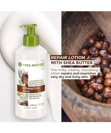 Yves Rocher Repair Lotion for Extra Dry Skin | Nourishing Hand & Body Lotion | 13.1 fl oz - Shop Internationally - Buy Online on GoSupps.com