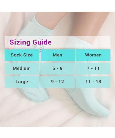 Cold Therapy Socks for Men and Women - Ice Pack Cooling Relief for Plantar Fasciitis, Neuropathy, Chemotherapy Recovery - Aqua Medium 7-11 - Buy Online on GoSupps.com