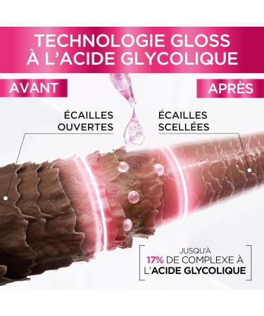 L'Or al Paris Elvive Glycolic Gloss Apr s-Shampooing 150ml + Shampoing 200ml + S rum Sans Rin age 150ml + Traitement de Laminage 5 Minutes 200ml pour Cheveux Ternes et Poreux - 4 Flacons Apr s-Shampooing + Shampoing + S rum + Traitement de Laminage - Buy Online on GoSupps.com