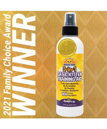 3-in-1 Cat Training Spray | Bitter Deterrent | Furniture Protector | USA Made 8oz - Buy Online on GoSupps.com