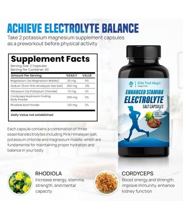 Elite Trail Magic - Enhanced Stamina & Endurance Electrolytes | Cordyceps & Rhodiola for Trail Running Ultra Racing Cycling & Keto - Buy Online on GoSupps.com